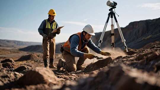 黃昏下的丈量者 工程勘察師的實地堅守
